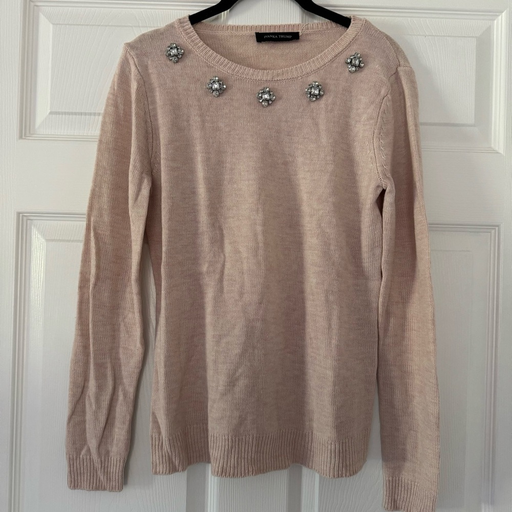 Ivanka Trump Sweater with rhinestones